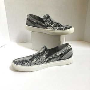 Steve Madden Animal Print Snake Lizard Women’s 9 Slip on sneakers shoes